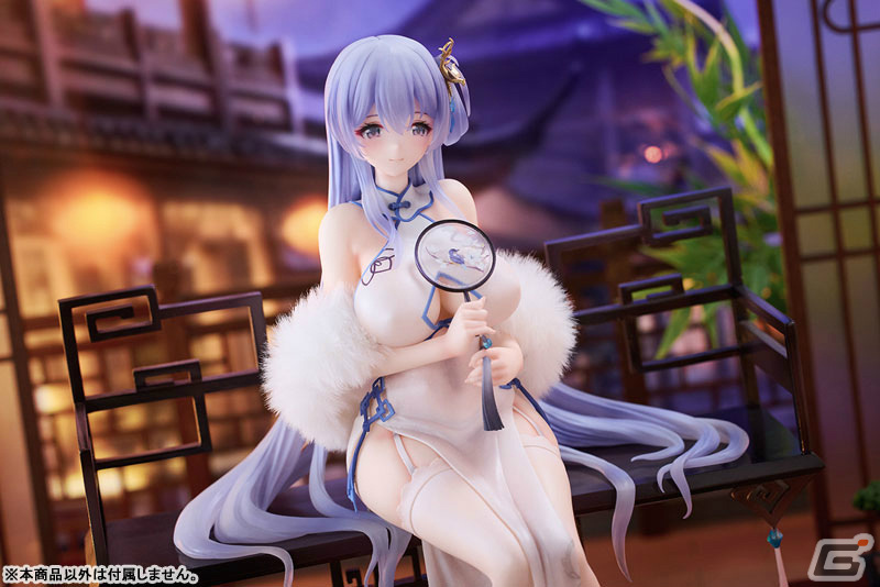 「アズレン」ロドニーが白いチャイナドレス姿のスキン「完璧な佳人」をもとに立体化！の画像