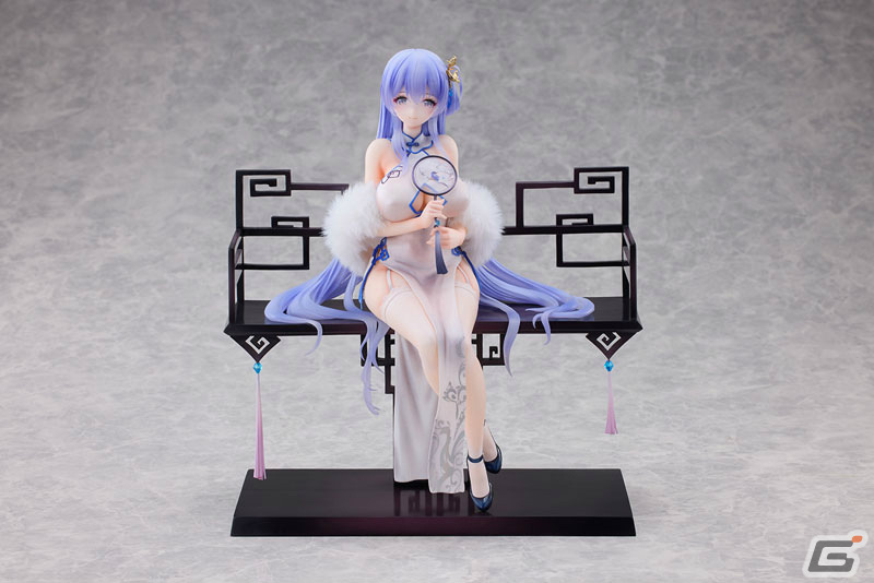 「アズレン」ロドニーが白いチャイナドレス姿のスキン「完璧な佳人」をもとに立体化！の画像
