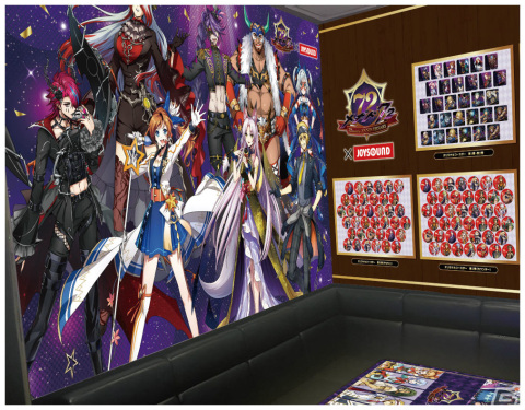 「メギド72」とJOYSOUND直営店のコラボが2月22日より実施！カラオケコラボルームやコースター付きコラボドリンクなどが登場の画像2