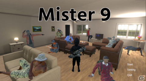 異変の生じたおじさんを銃で打ち抜く探索型ホラーゲーム「ミスター9」がSteamで3月にリリース！の画像1