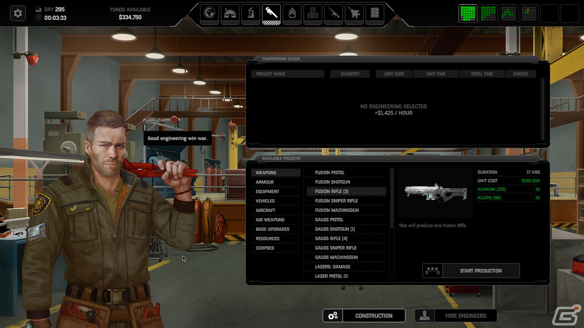 エイリアンに立ち向かうタクティカルストラテジー「Xenonauts 2」で新型UFOやフュージョン兵器を追加するアップデートが実施！の画像5