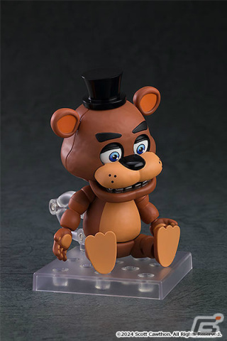 「Five Nights at Freddy's」フレディ・ファズベアーがねんどろいどになって登場！ホラー顔などの表情パーツも付属の画像