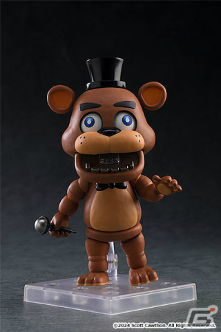 「Five Nights at Freddy's」フレディ・ファズベアーがねんどろいどになって登場！ホラー顔などの表情パーツも付属の画像