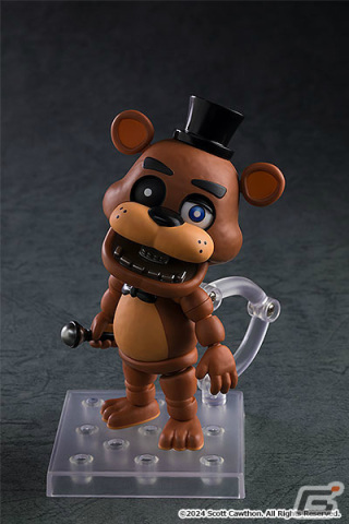「Five Nights at Freddy's」フレディ・ファズベアーがねんどろいどになって登場！ホラー顔などの表情パーツも付属の画像
