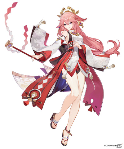 原神」魈（CV：松岡禎丞）、八重神子（CV：佐倉綾音）がイベント祈願に 