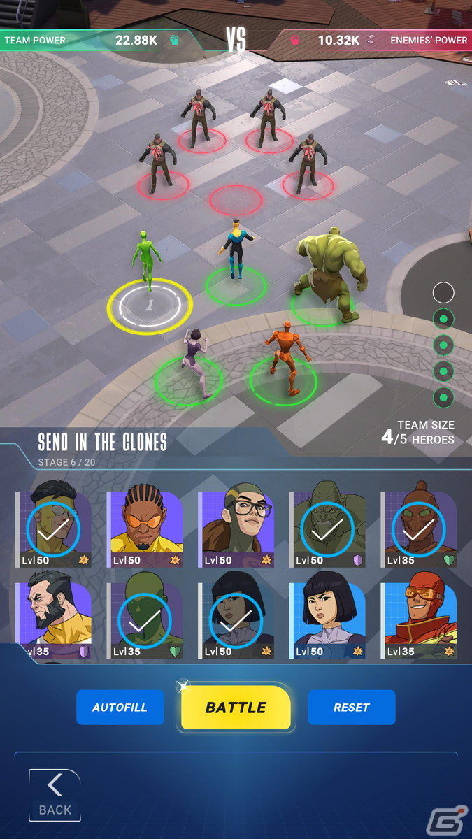 放置系ヒーローチームRPG「インビンシブル ～無敵のヒーロー～」が配信！ヴィランやクローンから地球を守り抜こうの画像2