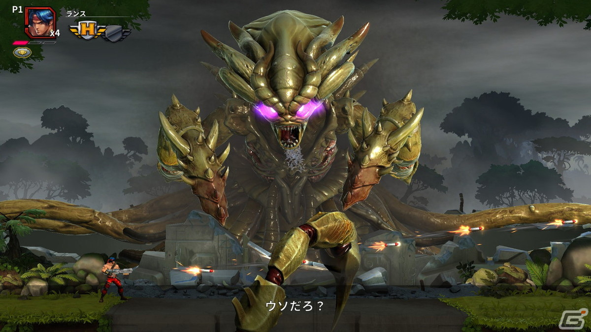 魂斗羅 オペレーション ガルガ」体験版インプレッション――初代「魂斗羅