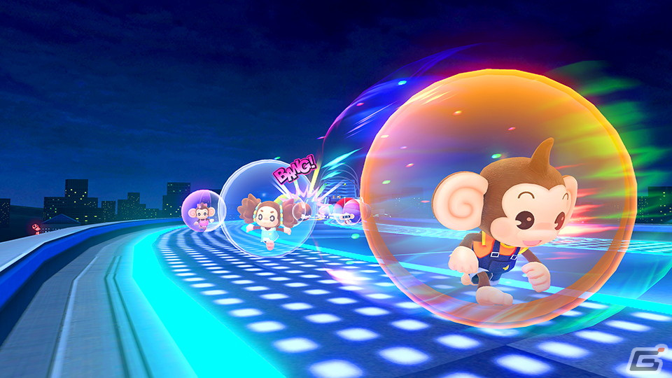 最大16人のオンラインマルチ対戦に対応した「スーパーモンキーボール バナナランブル」がSwitchで6月25日に発売!の画像