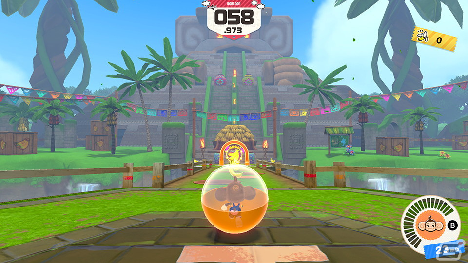 最大16人のオンラインマルチ対戦に対応した「スーパーモンキーボール バナナランブル」がSwitchで6月25日に発売!の画像
