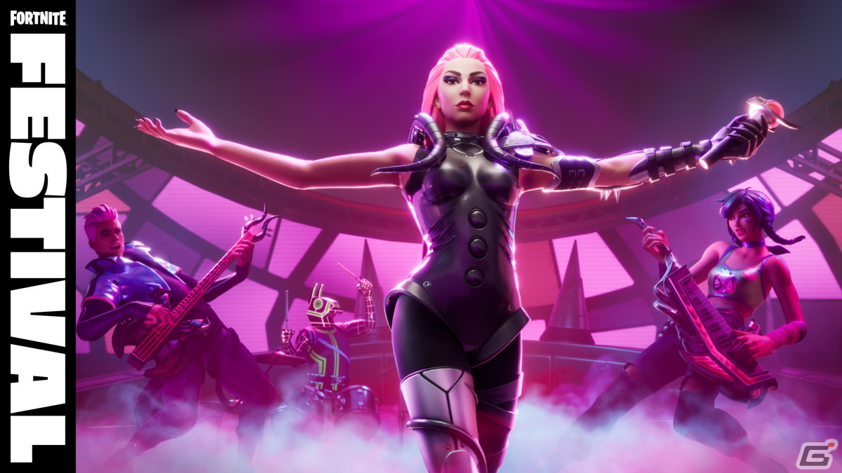 「FORTNITE FESTIVAL」にレディー・ガガさんが登場!シーズン2「才能を解き放て」が開幕の画像