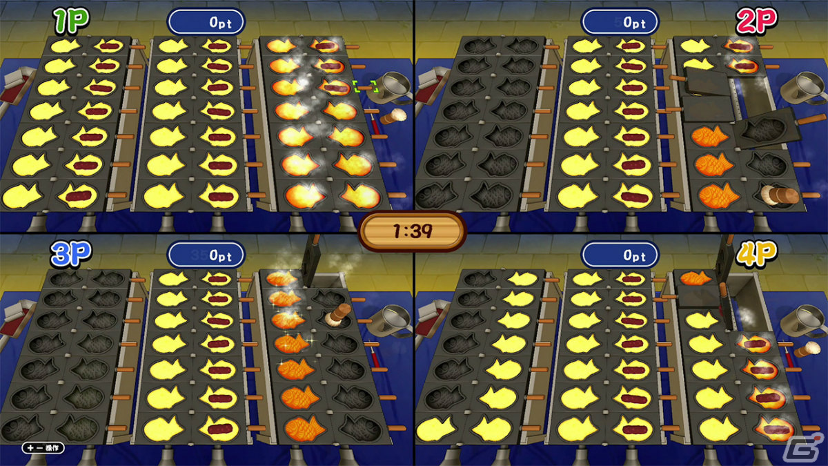 「作って！たい焼き」がSwitchで配信！最大4人でたい焼き作りに挑戦するパーティゲームの画像
