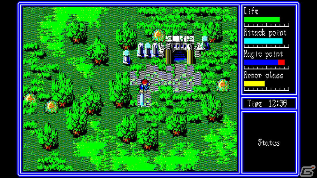 「EGGコンソール ハイドライド3 PC-8801mkIISR」がリリース！新たな戦闘システムなどが導入されたシリーズ完結編の画像3
