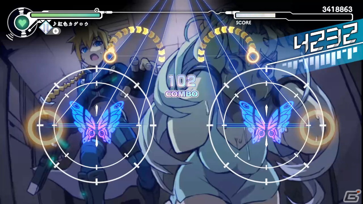 「GUNVOLT RECORDS 電子軌録律」紅色カゲロウをはじめとした4曲を追加するDLC「ソングパック1 モルフォ」が配信開始！の画像