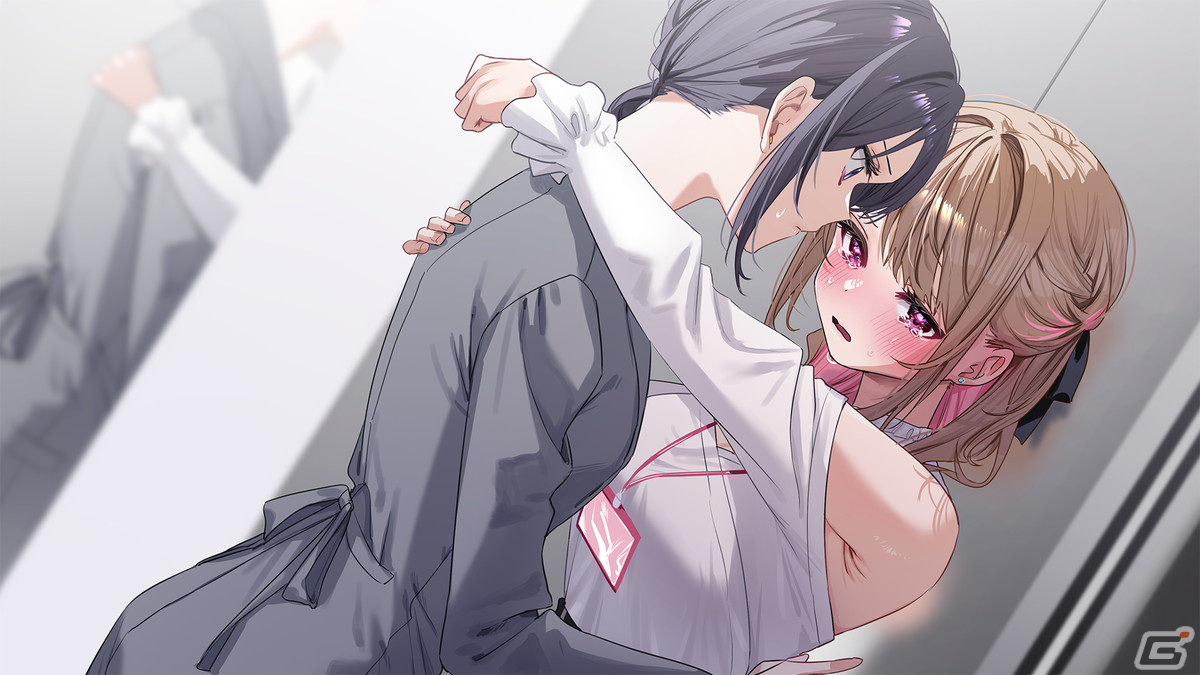 オメガバース百合ゲーム「リップ・トリップ～編集長（ボス）はわたしの解熱剤～」がアニメイトゲームスで発売中の画像