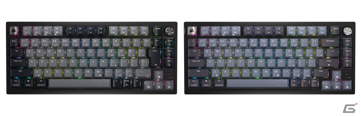 CORSAIRの75％ゲーミングキーボード「K65 PLUS WIRELESS」にシックな新