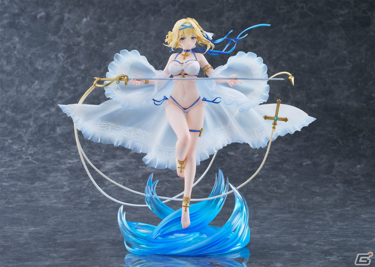アズールレーン ジャンヌ・ダルク 1/7スケールフィギュア アズレン」より「ジャンヌ・ダルク 蒼浪の映画聖女」が1/7スケールで