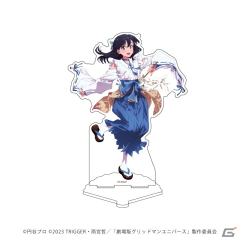 劇場版「グリッドマンユニバース」けろりら氏描き下ろしの巫女服姿を