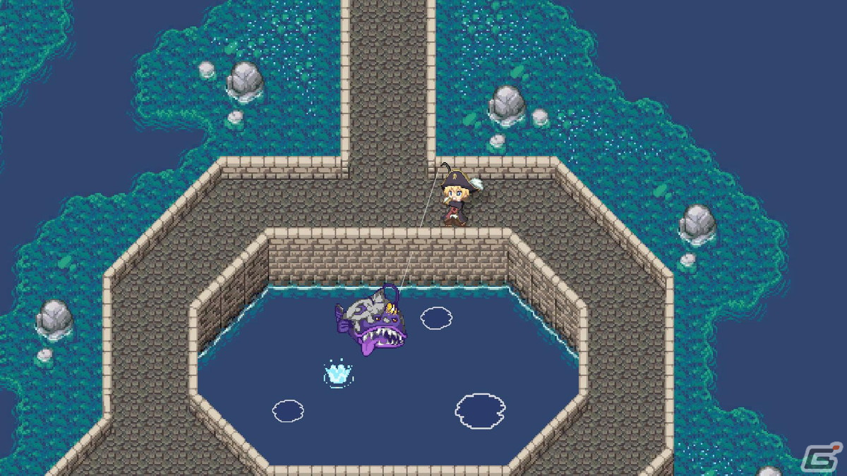 大陸の70％が水没した世界で釣りをしながら冒険するファンタジー×釣りRPG「Sea Fantasy」が2025年2月に発売決定！Steamストアページも公開の画像