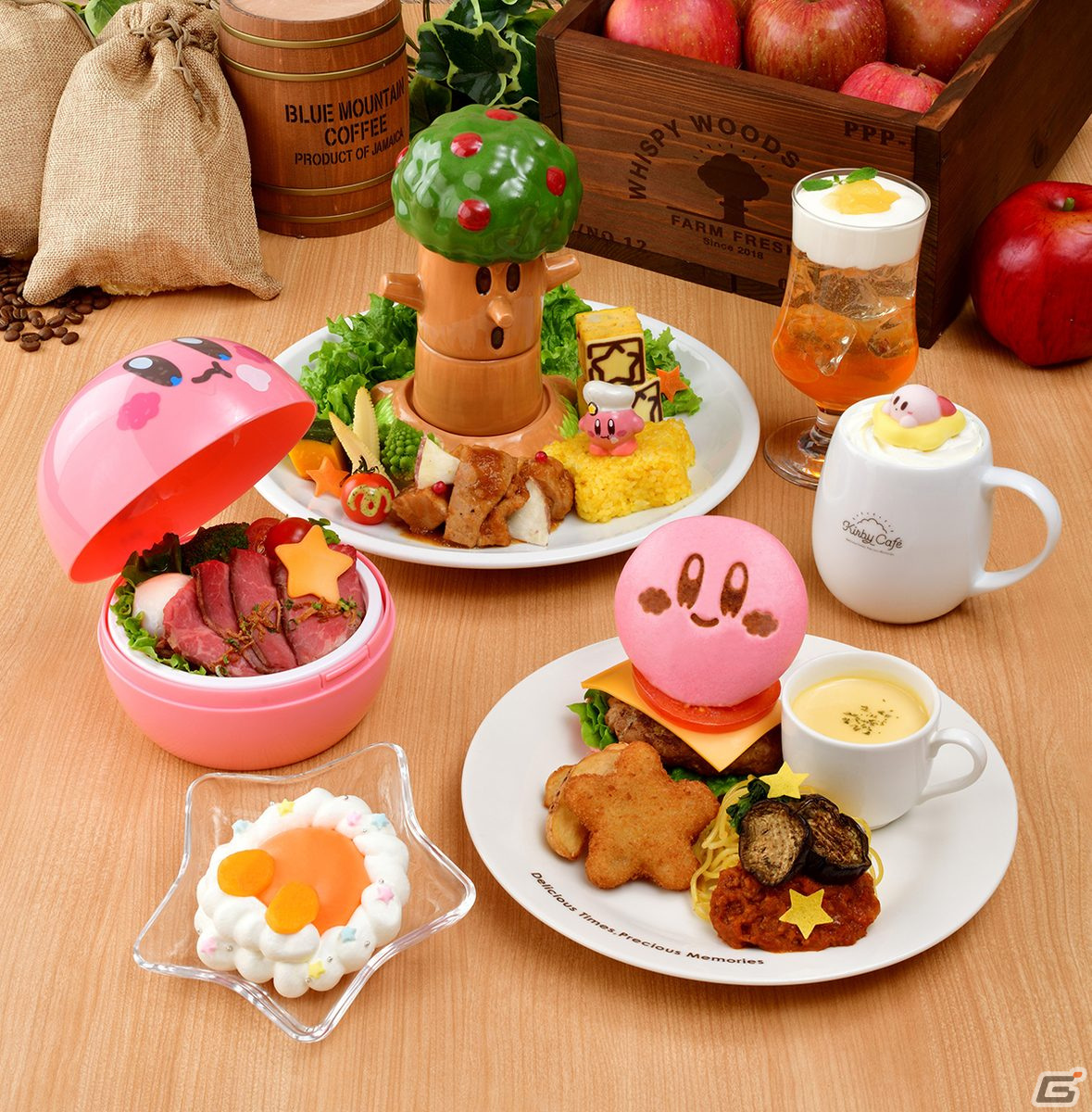 「カービィカフェ」“カービィのもぐもぐローストビーフ丼”など4種の新グランドメニューが登場！3月1日より提供開始の画像