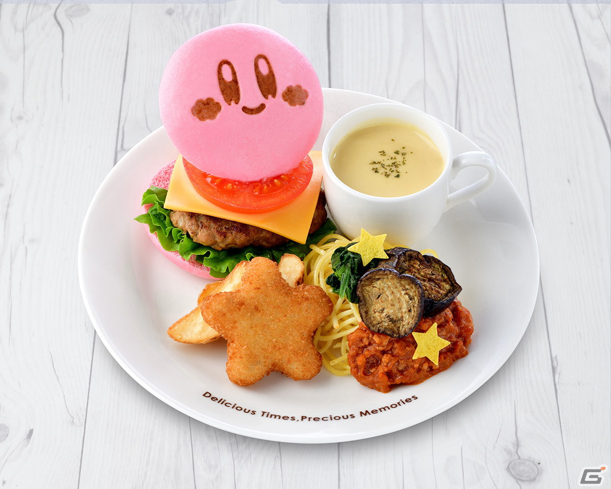 「カービィカフェ」“カービィのもぐもぐローストビーフ丼”など4種の新グランドメニューが登場！3月1日より提供開始の画像