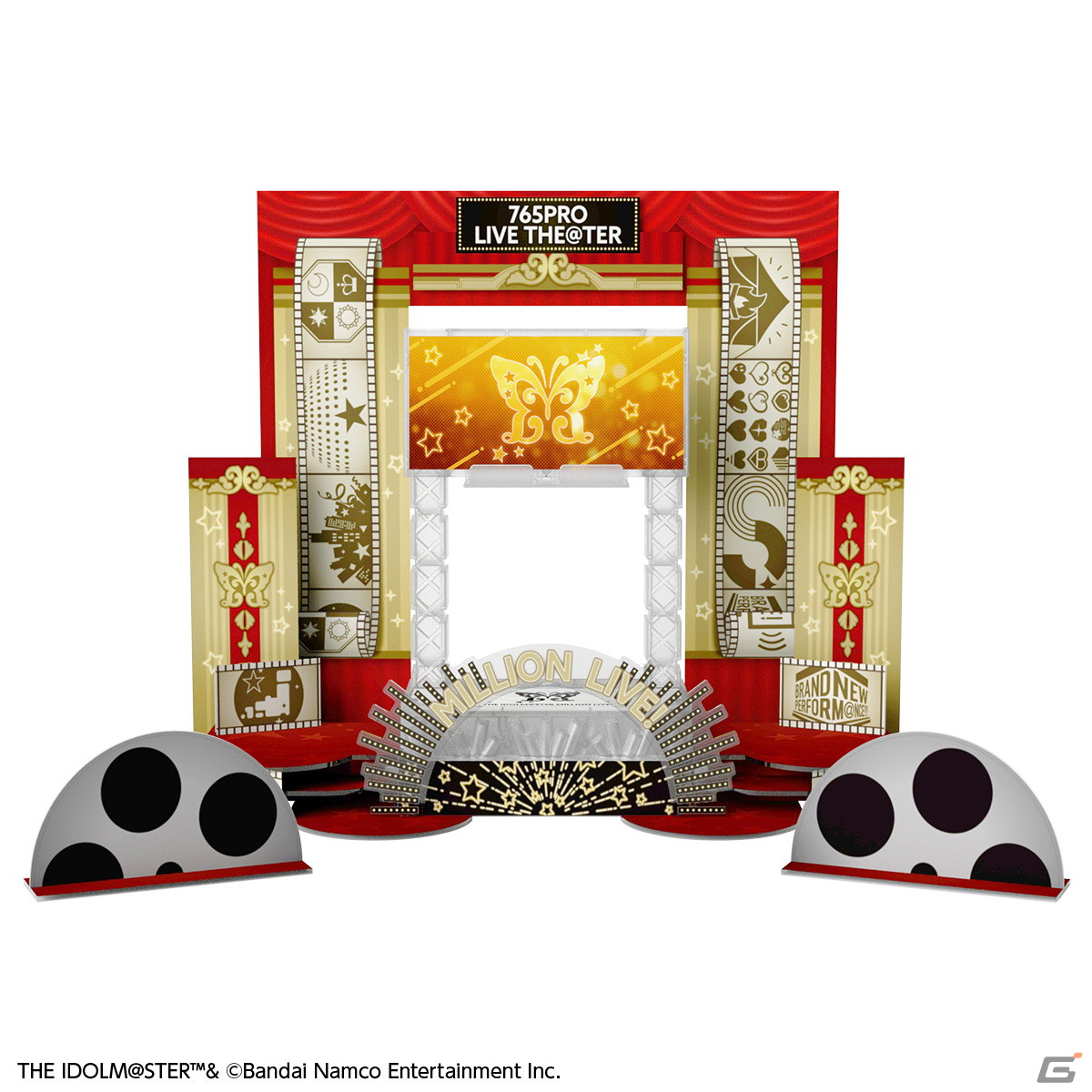 「ミリマス」アイドルのアクスタをディスプレイできる「10thLIVE TOUR Act-4 MILLION THE@TER!!!! LIGHT UP ACRYLIC ST@GE!!」が登場!の画像