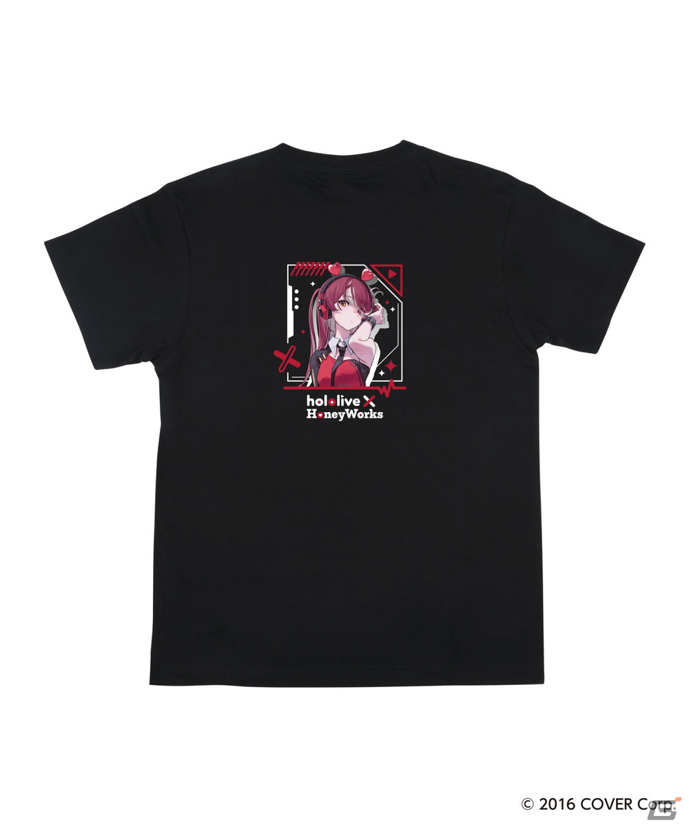 「hololive × HoneyWorks」とZOZOTOWNのコラボアイテムが2月28日より受注販売！りたお氏による描き下ろしイラストTシャツなどを展開の画像5