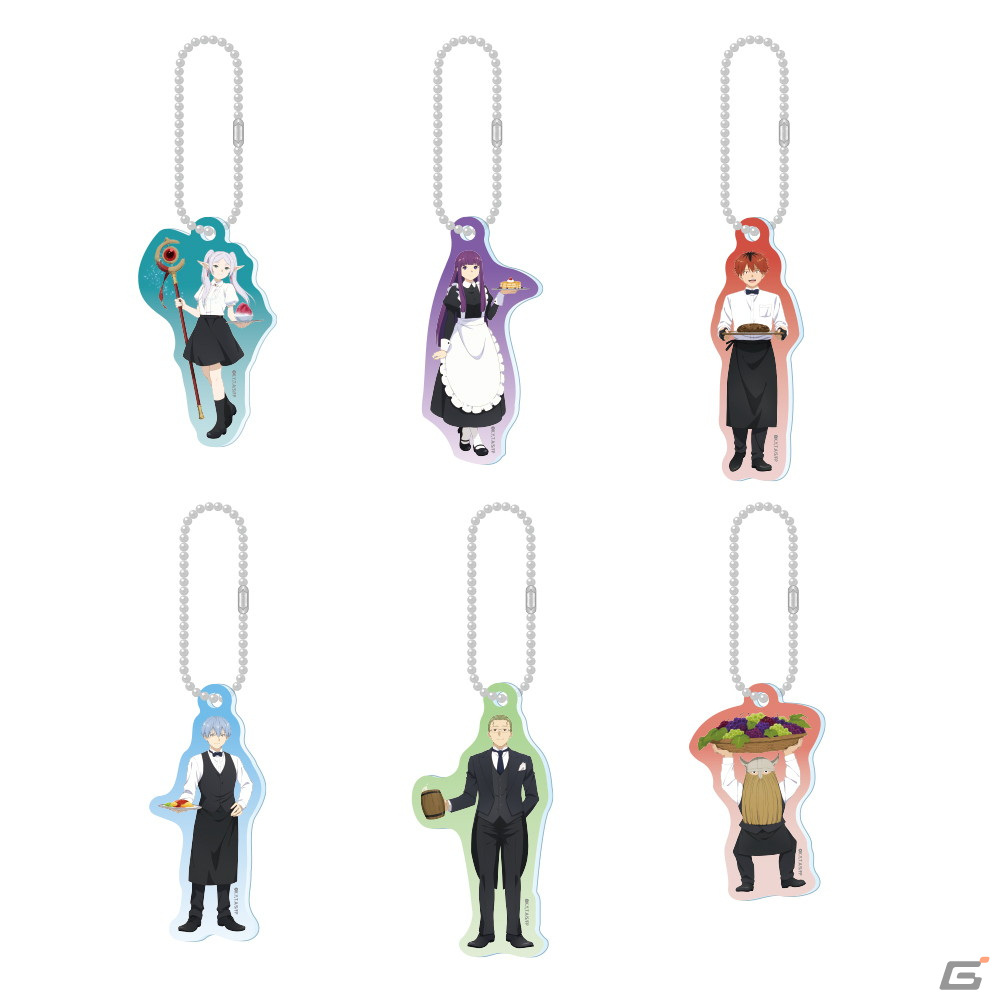 葬送のフリーレン　カフェ　アクリルキーホルダー&アクリルスタンド　コンプセット 葬送のフリーレン』第3弾となる1BOXでコンプ可能なメタリック缶バッジ