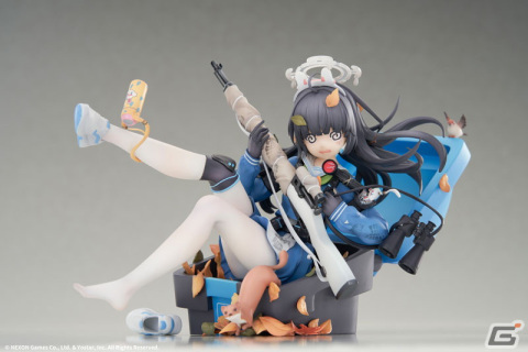 「ブルアカ」RABBIT小隊所属のスナイパー・ミユがEXスキル演出を切り取る形で1/7スケールフィギュアに!あみあみにて予約受付中の画像