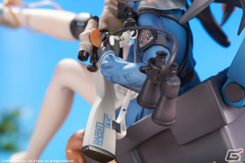 「ブルアカ」RABBIT小隊所属のスナイパー・ミユがEXスキル演出を切り取る形で1/7スケールフィギュアに!あみあみにて予約受付中の画像