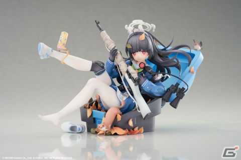「ブルアカ」RABBIT小隊所属のスナイパー・ミユがEXスキル演出を切り取る形で1/7スケールフィギュアに!あみあみにて予約受付中の画像