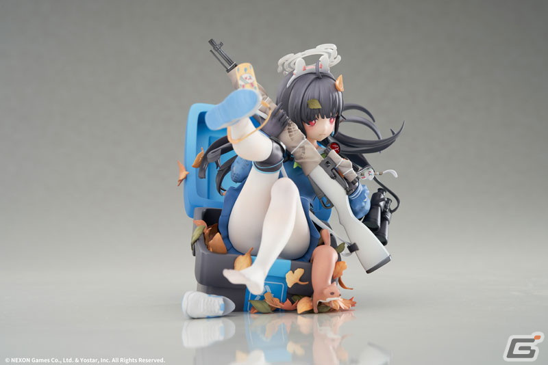 「ブルアカ」RABBIT小隊所属のスナイパー・ミユがEXスキル演出を切り取る形で1/7スケールフィギュアに！あみあみにて予約受付中の画像6