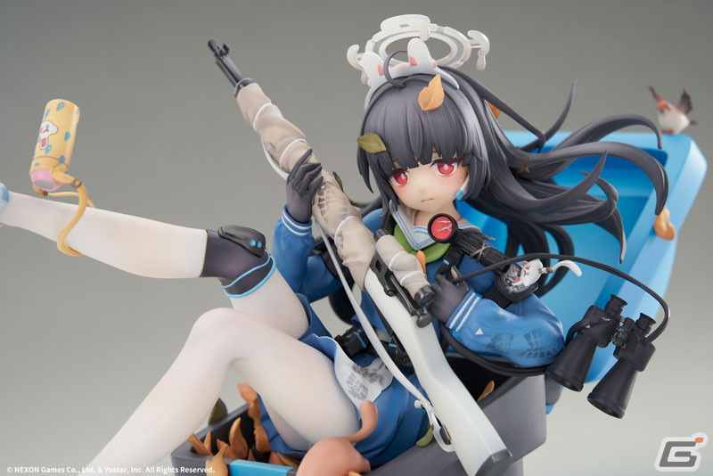 「ブルアカ」RABBIT小隊所属のスナイパー・ミユがEXスキル演出を切り取る形で1/7スケールフィギュアに！あみあみにて予約受付中の画像7