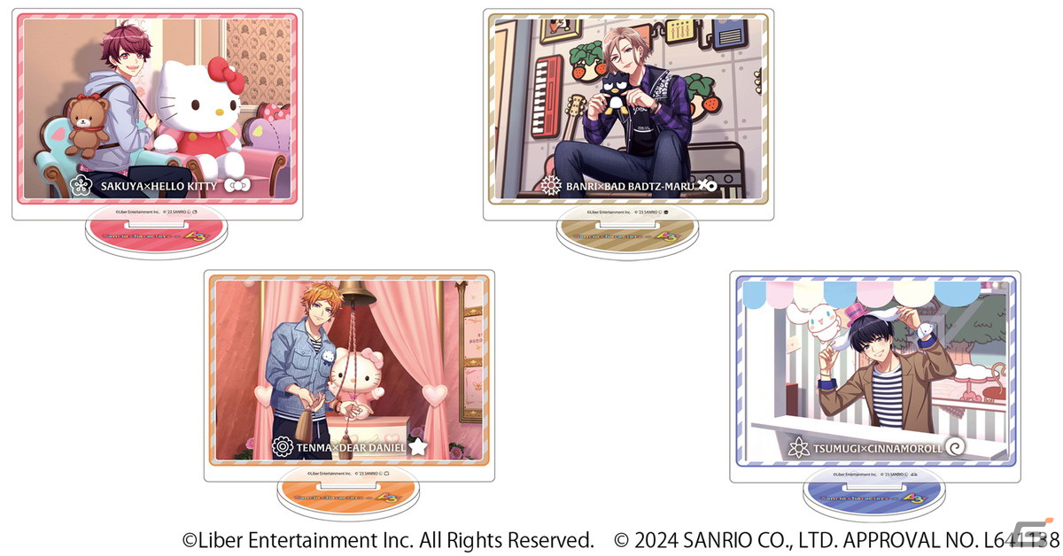 A3!×Sanrio characters」よりオリジナルデザイングッズの予約受付が