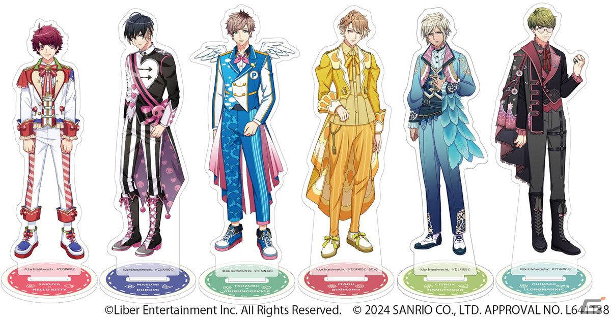 「A3!×Sanrio characters」よりオリジナルデザイングッズの予約受付がスタート!公式イラストを使用したアクスタなどがラインナップの画像