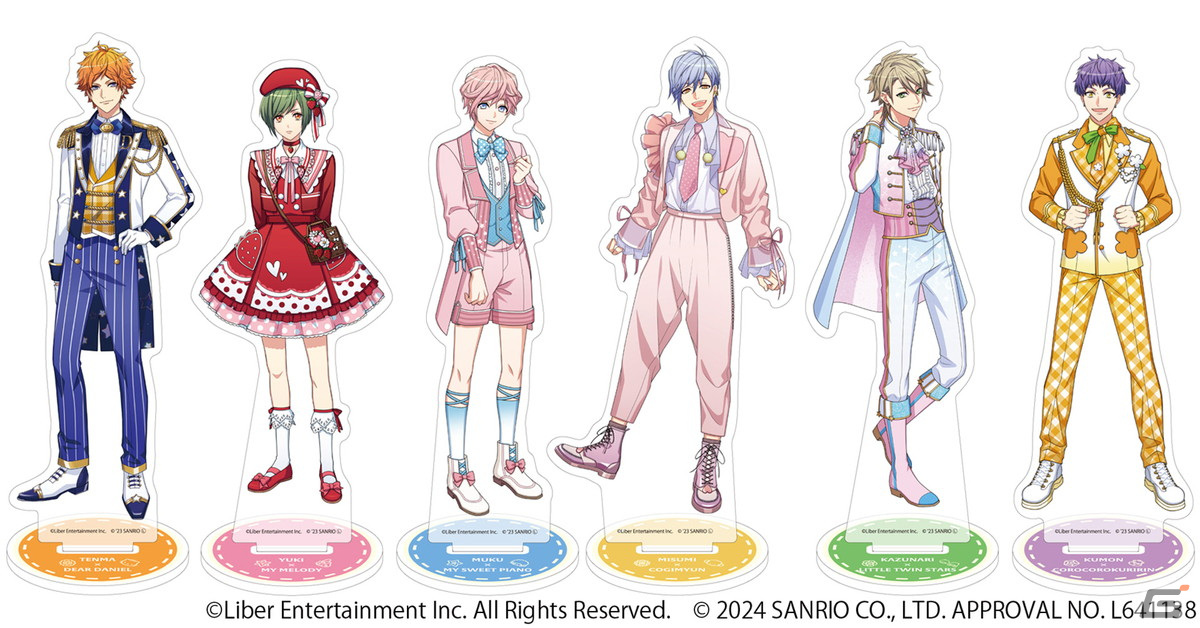 「A3!×Sanrio characters」よりオリジナルデザイングッズの予約受付がスタート!公式イラストを使用したアクスタなどがラインナップの画像