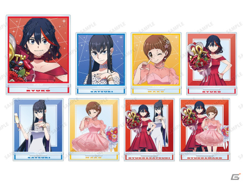 「キルラキル」10周年記念ポップアップショップがタワレコ3店舗にて3月15日より開催！ドレスアップした流子らの描き下ろしイラストグッズもの画像3