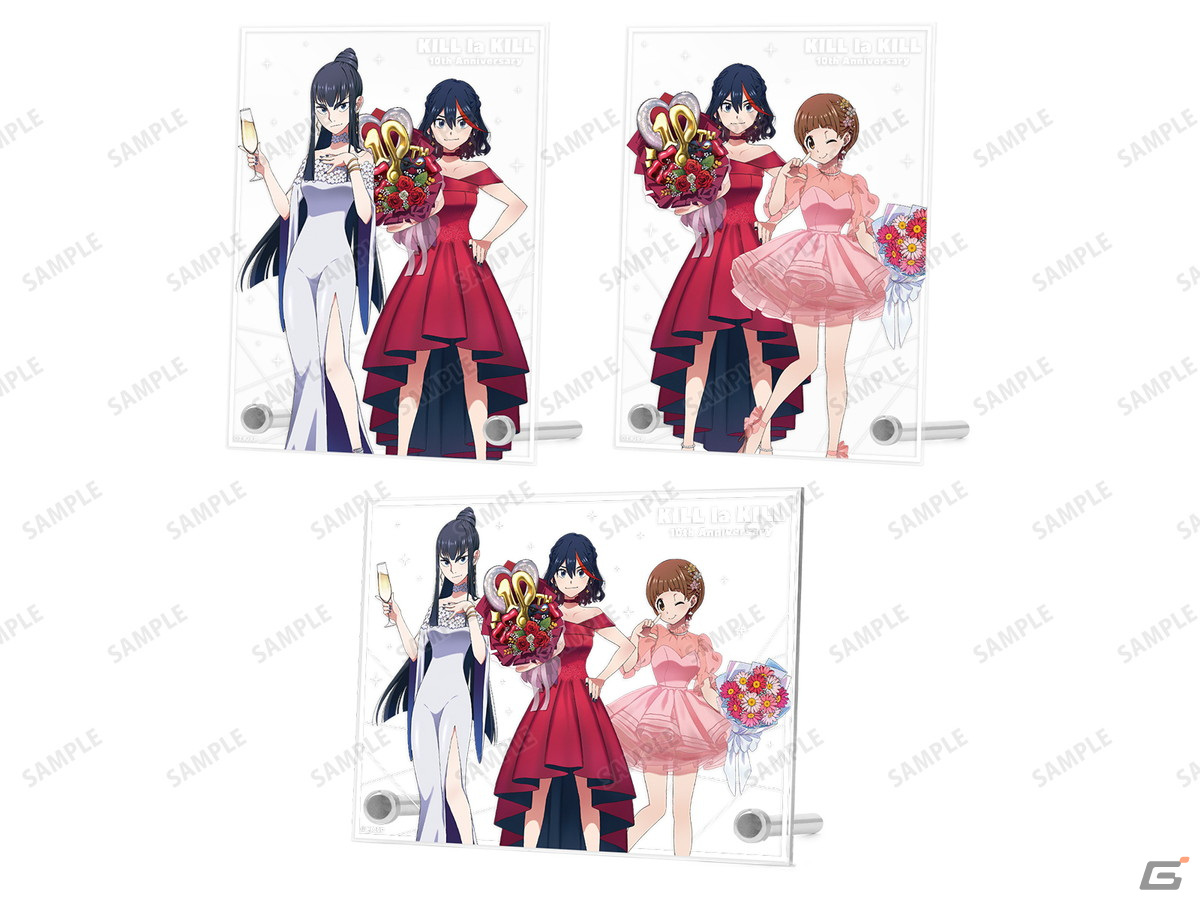 キルラキル」10周年記念ポップアップショップがタワレコ3店舗にて3月15