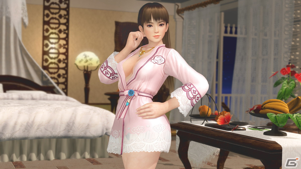 「DOAXVV」しずくの新SSR水着「宵待銀狐」が登場!ふわふわな耳と尻尾をもつ妖狐な女神にぴったりな“毛皮の表現”機能に対応の画像