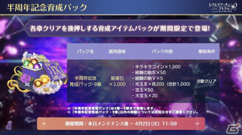 「レスレリアーナのアトリエ」半周年記念イベント開始！メインストーリー9章追加＆ヴァレリア、リディーがピックアップガチャに登場の画像9