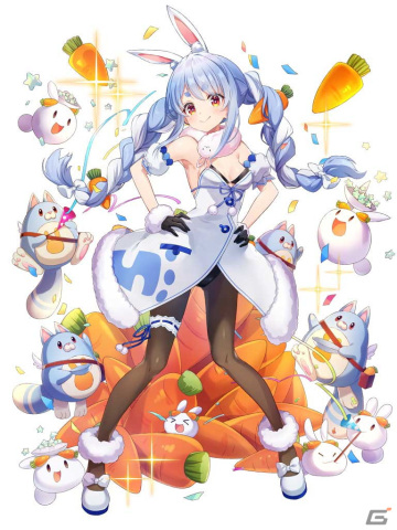「白猫プロジェクト」と「ホロライブ」がコラボ！兎田ぺこらさん、不知火フレアさん、白銀ノエルさん、宝鐘マリンさんプロデュースの衣装や武器が登場の画像2