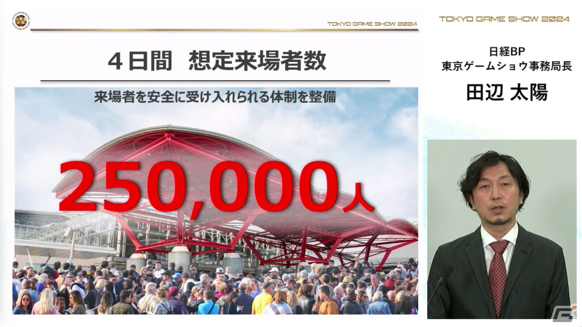 「東京ゲームショウ2024」では幕張メッセ全館を展示スペースに―国内はもちろん、海外来場者の増加を目指すの画像