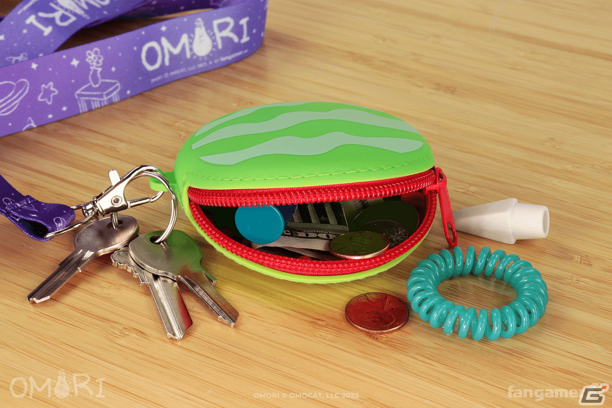 「OMORI」とFangamerがコラボした半袖シャツ、お弁当箱、ネックポーチ、キャップが登場！の画像