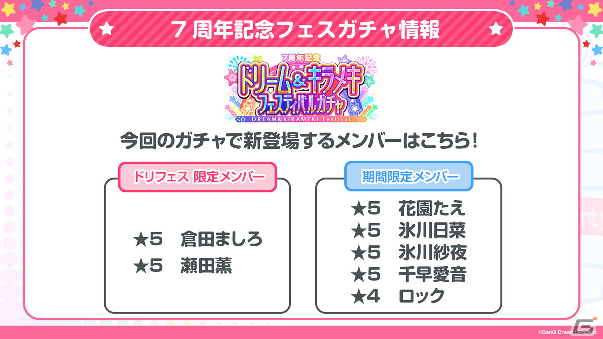 「ガルパ」7周年を記念した新キービジュアルが公開!キャンペーンや新規ライブの情報もの画像