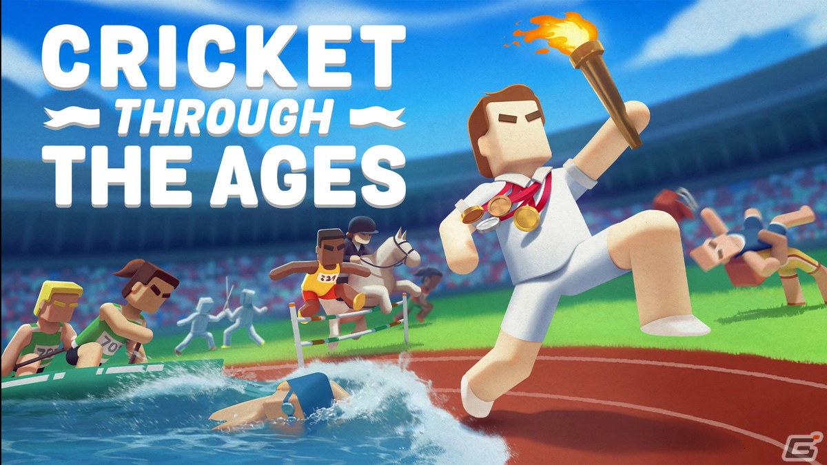 ハチャメチャな物理演算の世界でクリケットが楽しめる「Cricket Through the Ages（クリケット・スルー・エイジ）」がSwitch/PCで配信！の画像