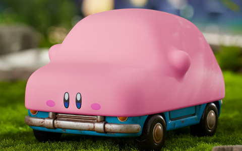 「星のカービィ」より“カービィ くるまほおばりVer.”がPOP UP PARADEに登場！後ろに引いて手を離すと走る