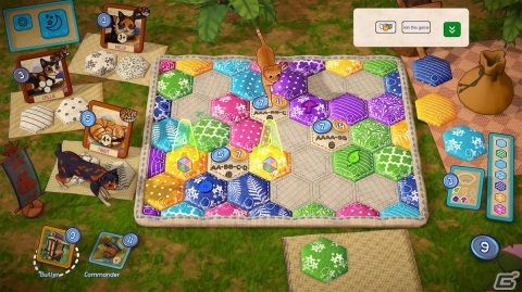 「キャリコ～陽だまりネコとパッチワーク～」がSteamで配信！キルトを作って、そこに愛らしいネコたちを集めていくパズルゲームの画像