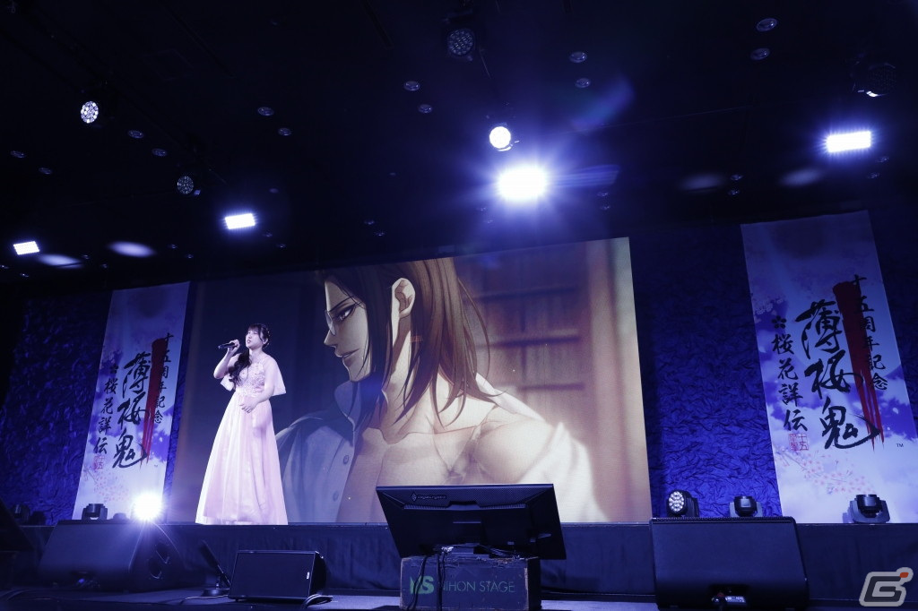 ☆坂本直行☆「 しらねあおい（庭の桜満開の日に）」ペン画 未使用！ 口説き上手”な隊士は誰！？朗読やライブで15周年を祝う「薄桜鬼 真改