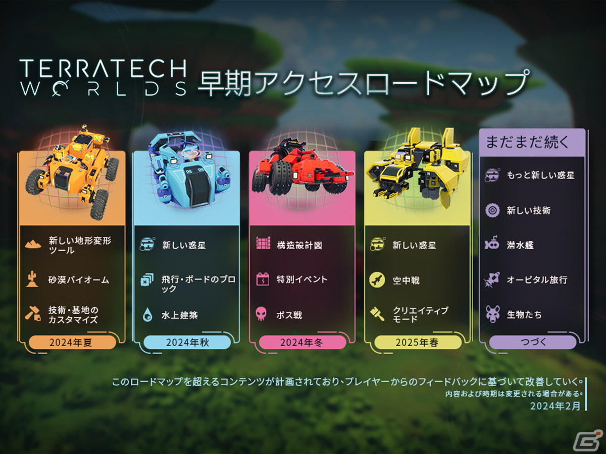 「TerraTech」の後継作となるオープンワールドサバイバルクラフトゲーム「TerraTech Worlds」のアーリーアクセスが3月22日より開始！の画像