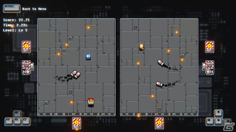 2体のロボを同時に操り13秒を生き残る弾幕回避ローグライクゲーム「13 Seconds」がSteamにて配信！の画像