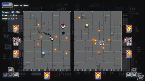 2体のロボを同時に操り13秒を生き残る弾幕回避ローグライクゲーム「13 Seconds」がSteamにて配信！の画像7